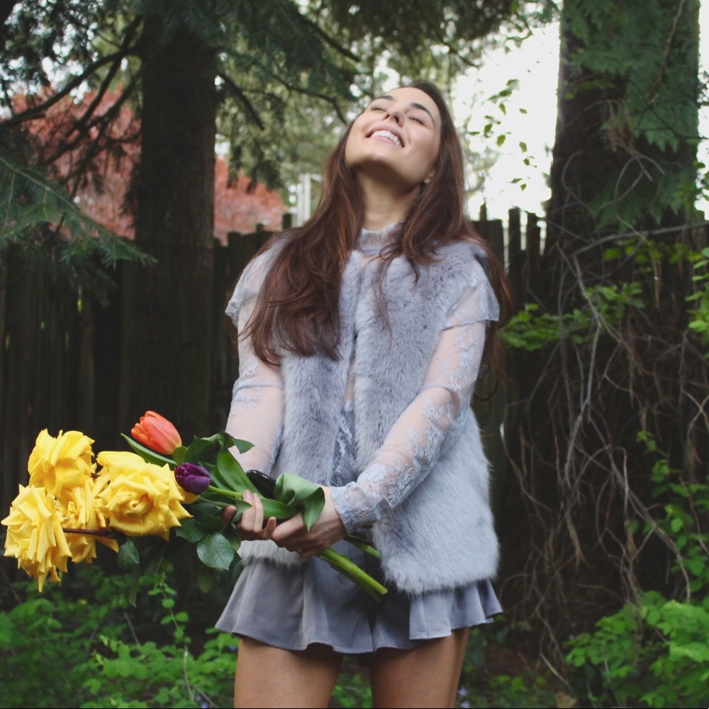 TOPSHOP Faux Fur Vest